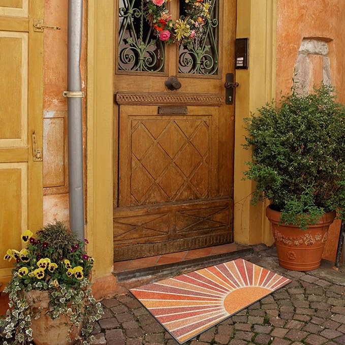 Nogrit Welcome Mat Outdoor Doormat Outdoor Entrance Boho Welcome Mats for Front Door Doormat 17x30 Indoor Entrance Mats for Front Door Front Door Mat Outside Entrance