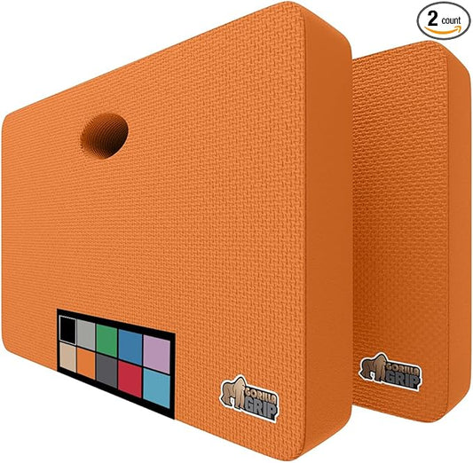 Gorilla Grip Extra Thick Kneeling Pad, Supportive Soft Foam Cushioning for Knee, Water Resistant Construction for Gardening, Bathing Baby, Workout Supplies, Lightweight, Garden Work Gifts