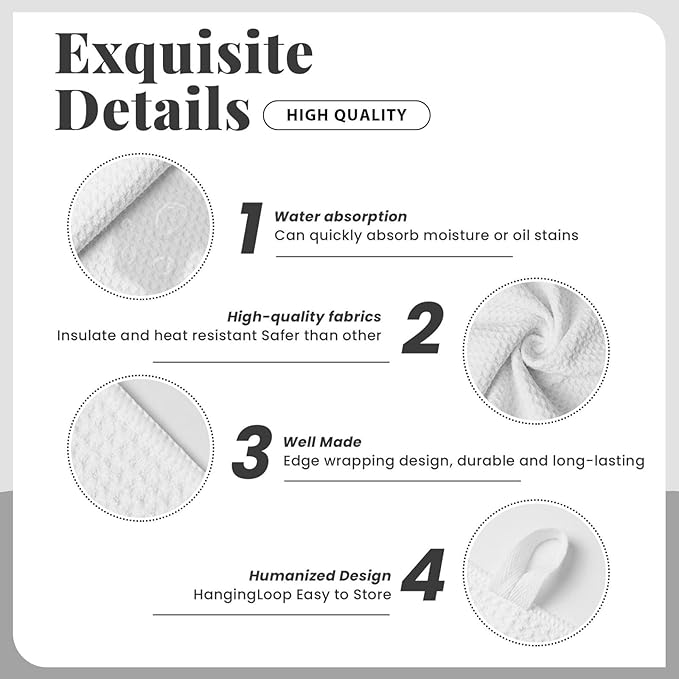 Spring Floral Kitchen Towels Dish Towels 16x24 Inch, Tulip Lavender Flower Decorative Hand Towels Set of 2 Holiday Seasonal Decoration Absorbent Dish Cloths for Home Kitchen Dining