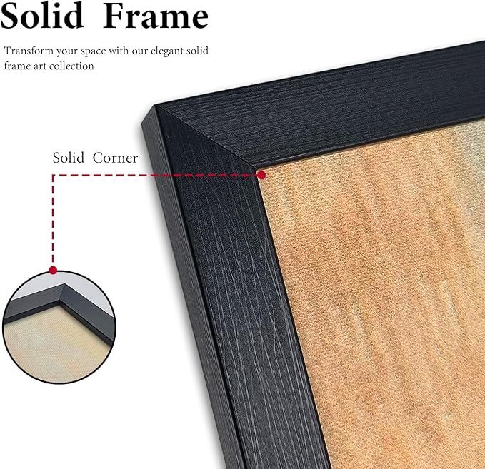 Lovira Blue Butterfly Large Wall Art Just Breathe Canvas Wall Decor Pictures Prints Painting Framed Artwork for Living Room Bedroom Bathroom Kitchen Office 24"x36"