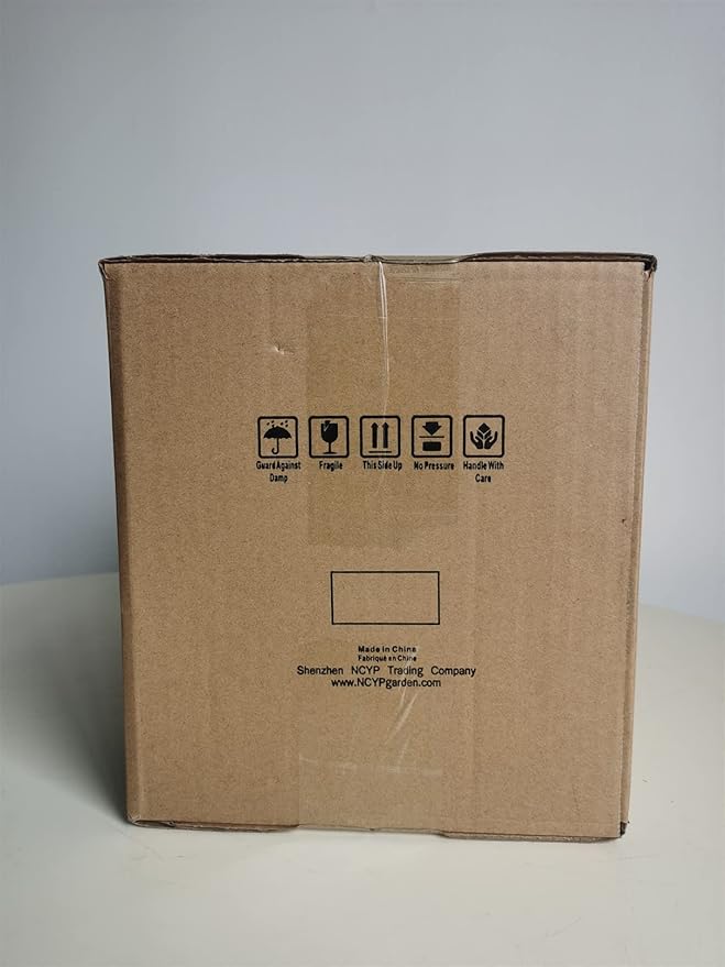 NCYP Small Glass Geometric Terrarium - 4.9 x 3.9 x 7.4 Inches Irregular Clear Planter Pot for Succulents, Cactus, Indoor Garden Tabletop Decoration, Centerpiece (No Plants, No Door)