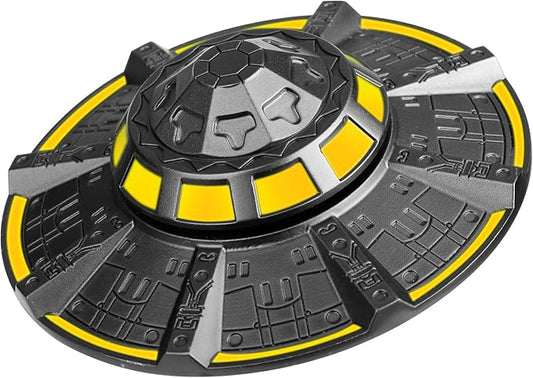 UFO Fidget Spinner Metal Toys for Kids Adults, Finger Hand Spinner, Cool Luminous Stainless Steel Fidgets Spinner, Desk Toy Spinning Top Stress Anxiety Releif Toy Focus Fingertip Gyro