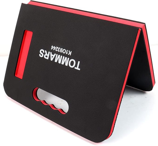 TOMMARS 0.9" Foldable Thick Kneeling Pad, 2 Fold Comfortable Foam Knee Pads Cushion Mat for Gardening, Yardwork, Workshop Repairing