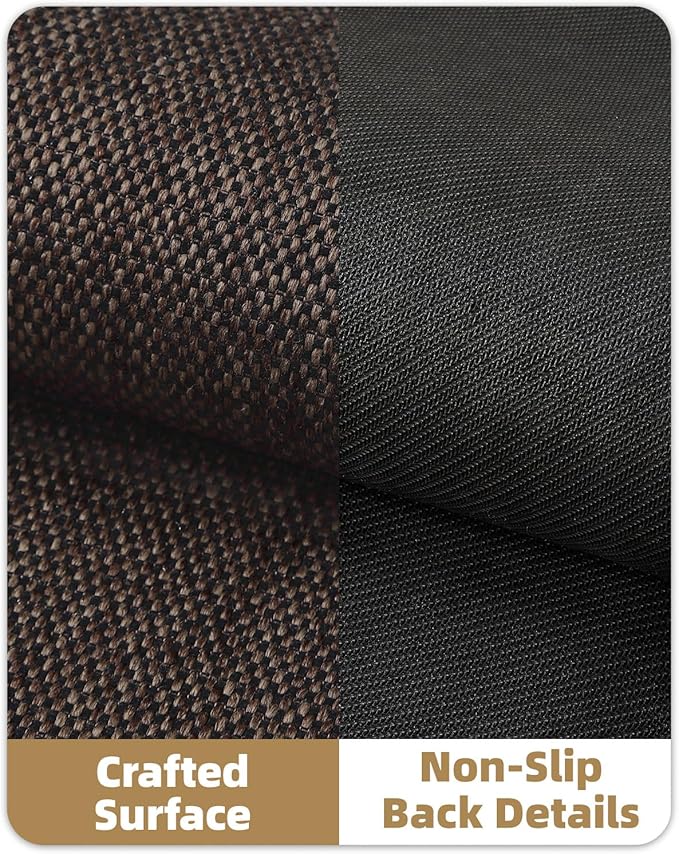 Color&Geometry Front Door Mat Indoor 26"x47",Rugs for Entryway, Non Slip Washable Low-Profile Inside, Entry Mat Entry Rug Door Mat Indoor Entrance, Brown (Rolled-up NO Creases)