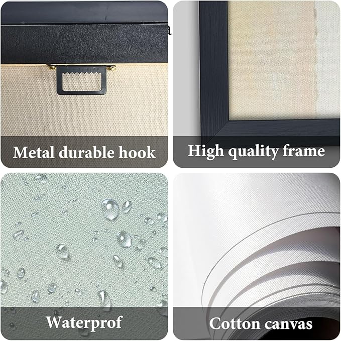 Lovira Relax Soak Unwind Large Wall Art Bathroom Blue Canvas Wall Decor Pictures Prints Painting Framed Home Artwork for Bathroom 30"x60"