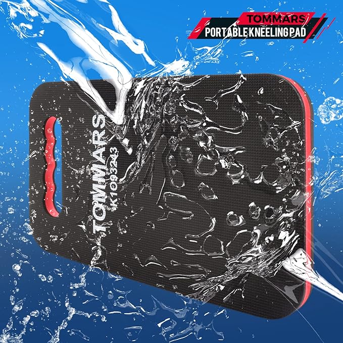 TOMMARS 0.9" Thick Kneeling Pad, Comfortable Foam Knee Pads Cushion Mat for Gardening, Yardwork, Workshop Repairing