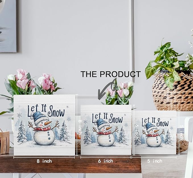 Howdy Christmas Western Cactus Cowgirl Boots Wooden Box Sign, Country Christmas Wood Signs For Home Office Desk Shelf Table Decor, Western Decorations, 6x6 Inch