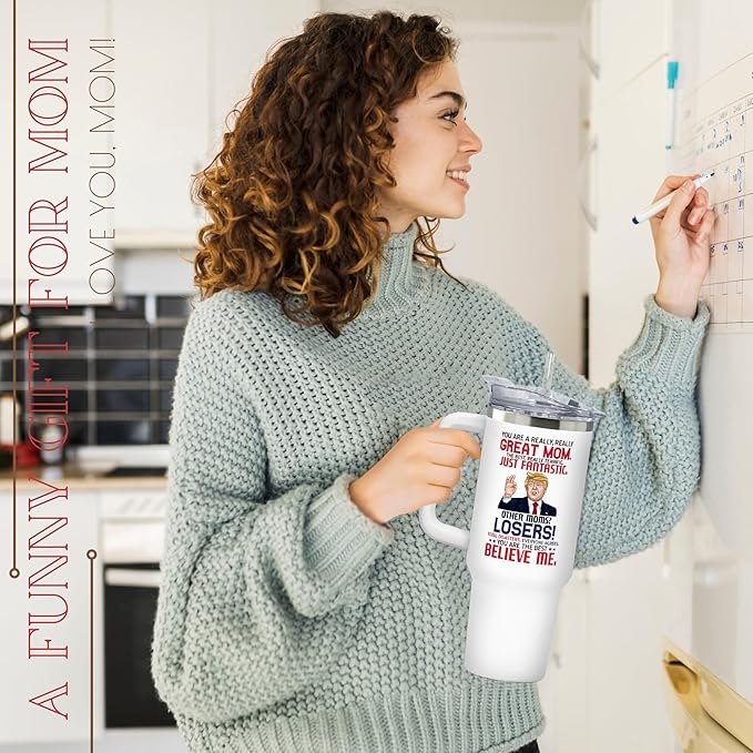 Gifts for Mom from Daughter Son - Mom Birthday Gifts, Birthday Gifts for Mom, Mother Birthday Gifts - Mom Gifts for Christmas, Christmas Gifts for Mom - New Mom Gifts for Women - 40 Oz Mom Tumbler