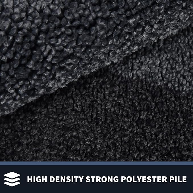 PURRUGS Dirt Trapping Door Mat 24" x 96", Non-Slip/Skid Machine Washable Entryway Rug, Shoes Scraper, Throw Rug, Super Absorbent Area Rug for Muddy Wet Shoes and Paws, Bluish Grey & Charcoal