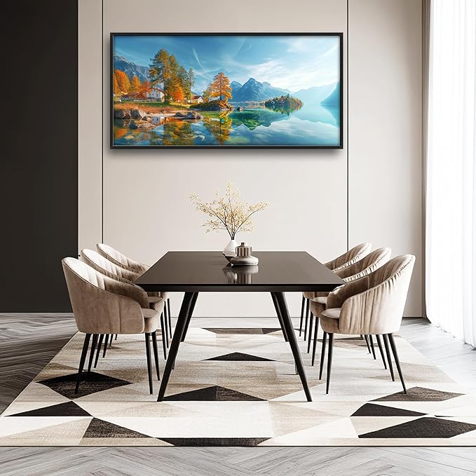 Lovira Lake Landscape Large Wall Art Nature Scenery Canvas Wall Decor Pictures Prints Painting Framed Modern Artwork for Living Room Bedroom Bathroom Kitchen Office 30"x60"