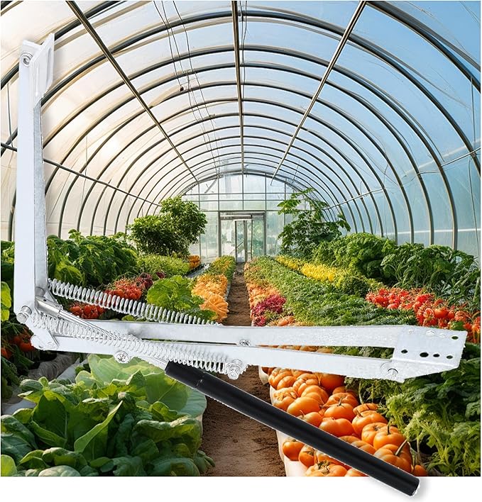 Ycsst Automatic Vent Opener Standard Automatic Roof Vent Opener Solar Heat Sensitive Greenhouse Vent Opener Standard-Lifts 30lb for Hothouse Cold Frame Gardening Tools No Power Needed