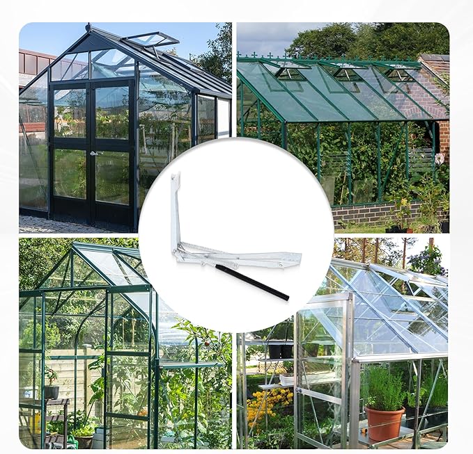 Ycsst Automatic Vent Opener Standard Automatic Roof Vent Opener Solar Heat Sensitive Greenhouse Vent Opener Standard-Lifts 30lb for Hothouse Cold Frame Gardening Tools No Power Needed