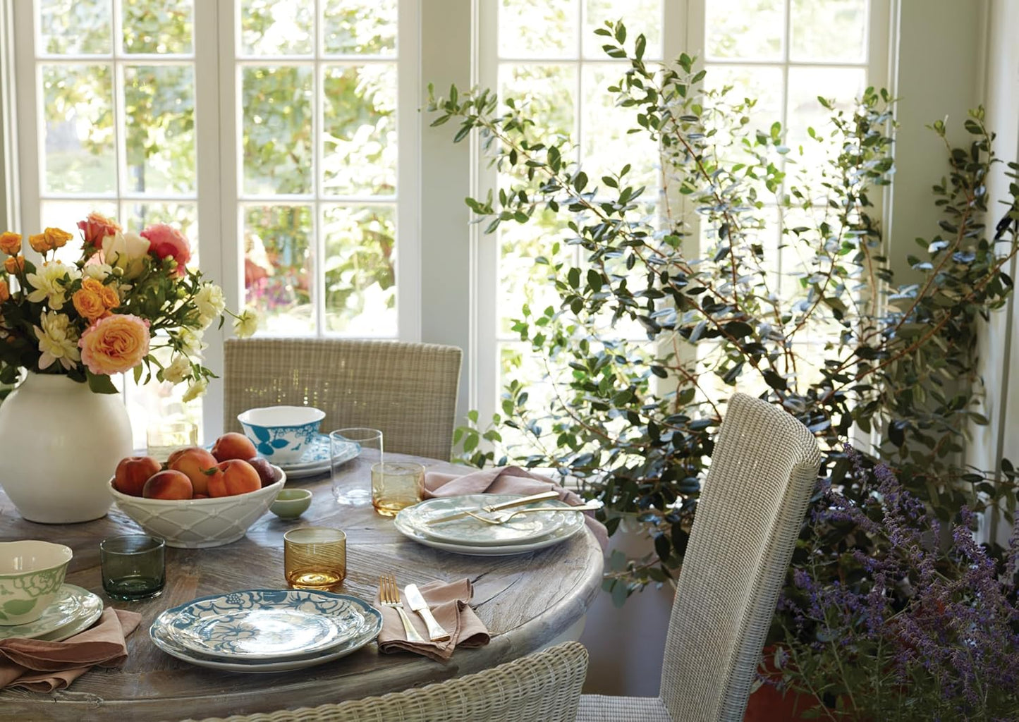 Lenox Tuscany Classics 4Pc Tall Glasses, 1.10, Orange