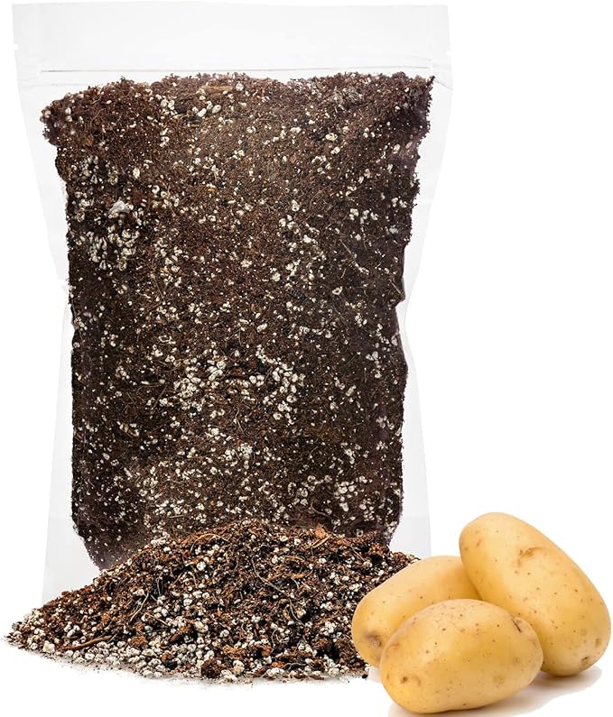 Premium Organic Potting Soil - 5 Quart - The Ideal Growing Medium for Delicious and Nutritious Homegrown Potatoes
