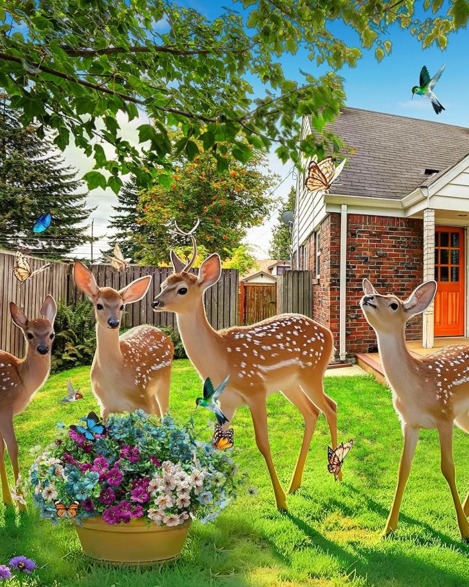 Faux Artificial Plants Flowers for Outdoor Planters Spring Summer Decor 16 Bundles Fake Eucalyptus Silk Daisy UV Resistant Realistic Used for Outside,Home,Front Porch,Patio,Yard Decorations