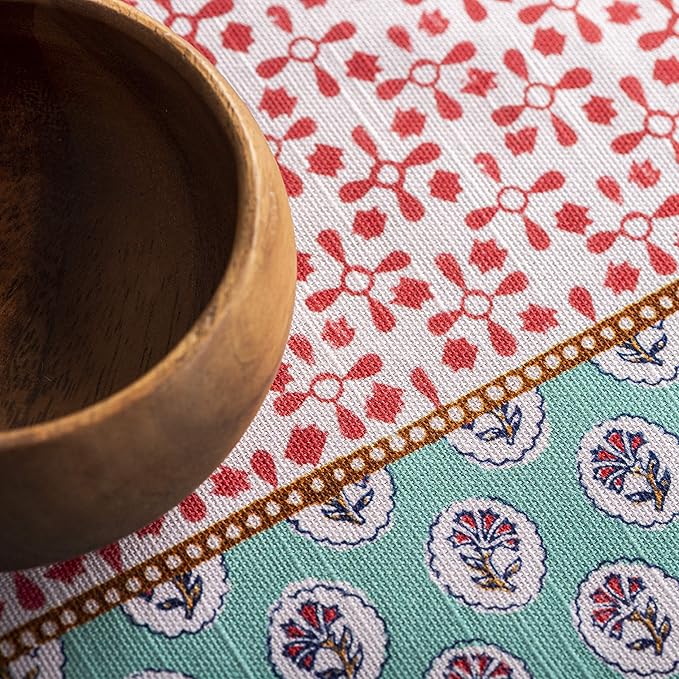 Maison d' Hermine Table Cloth Rectangle Table 100% Cotton 60 x 108 Inches Tablecloth Reusable Decorative Everyday Use for Dining Room, Farmhouse, Home Party, Festive & Wedding Spring Summer - Provence