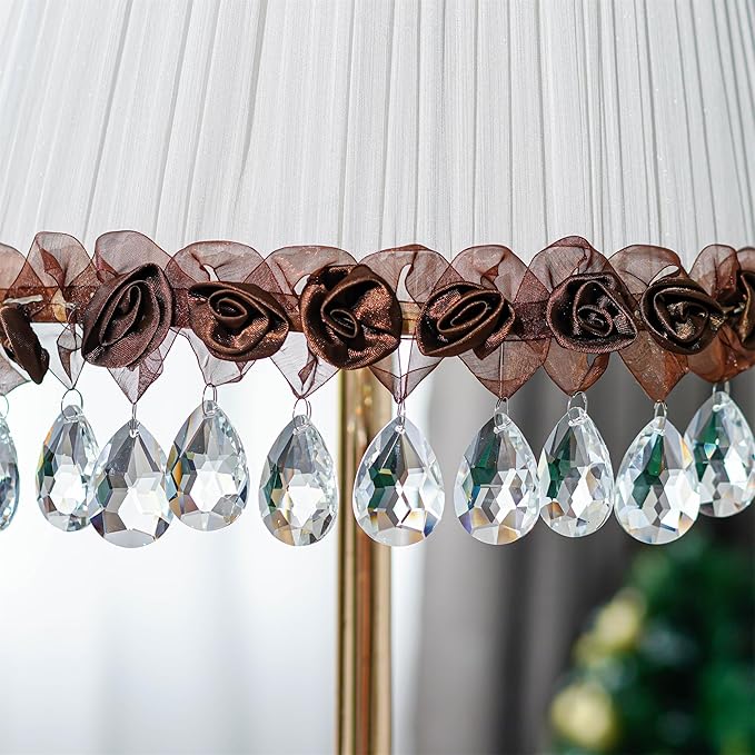 H&D 10pcs 50mm Chandelier Crystal Prisms Pendants - Clear Crystal Teardrops Parts